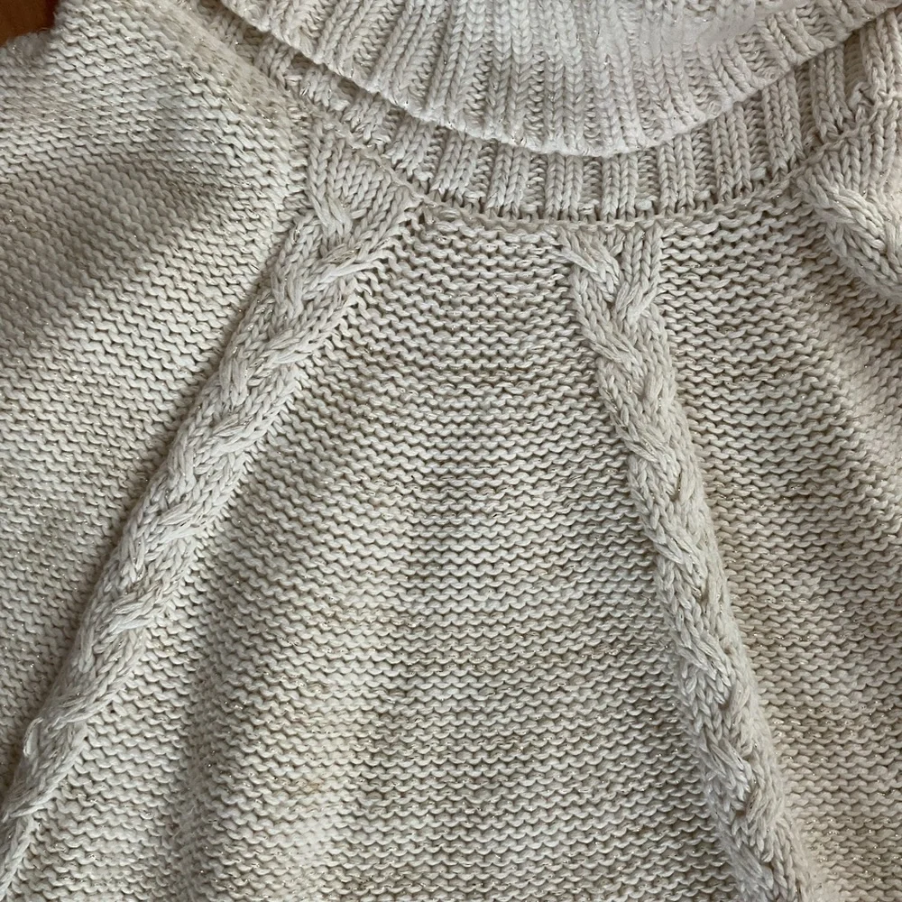 Gymboree Cream Cable Knit Turtleneck